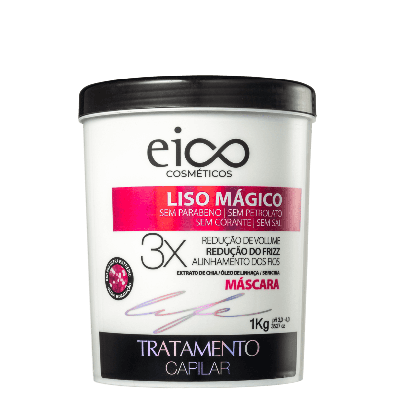 Eico Life Liso Mágico - Máscara Capilar 1000g