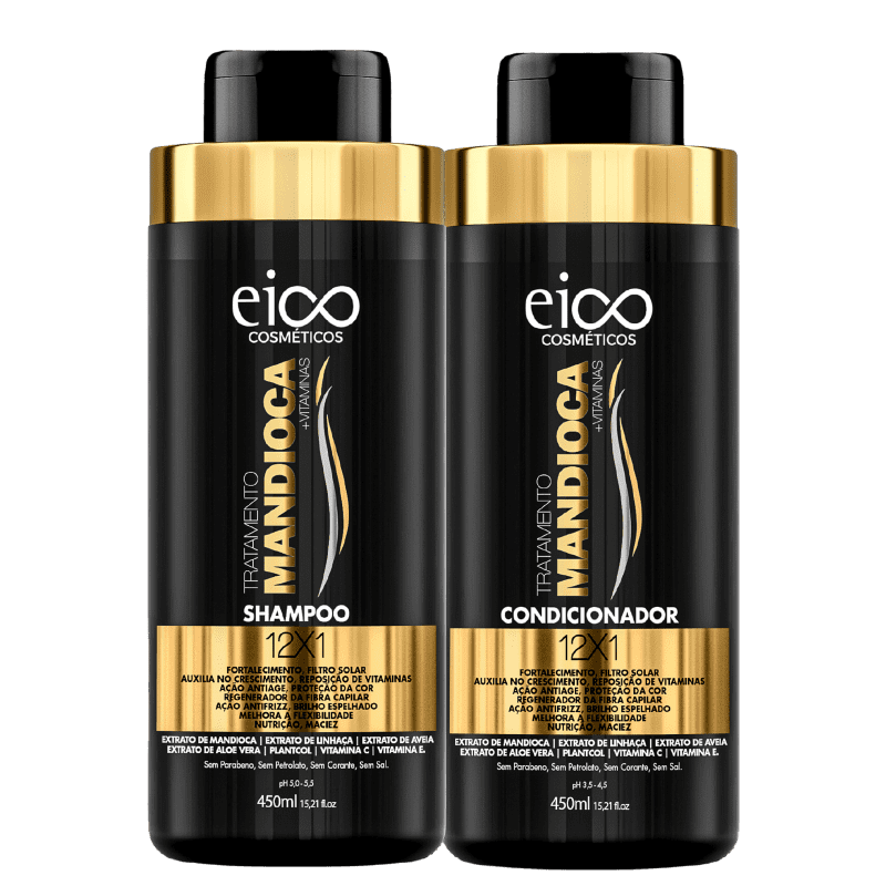 BLACK  FRIDAY - Kit Eico Tratamento Mandioca Duo (2 Produtos)